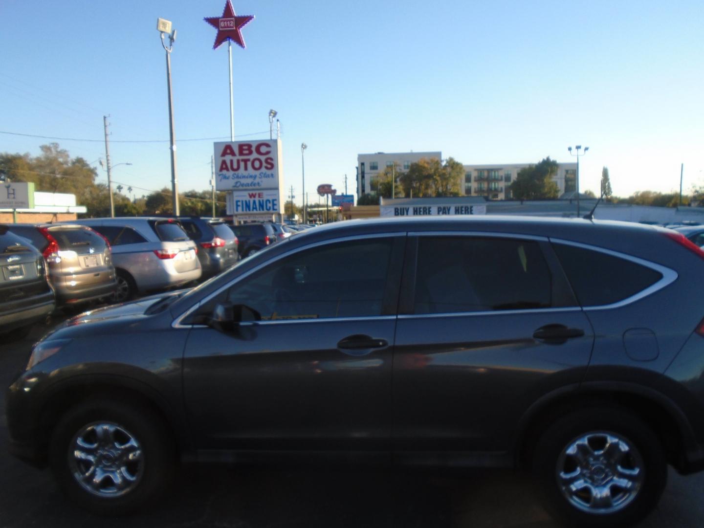 2012 GREY /Grey Honda CR-V LX 2WD 5-Speed AT (5J6RM3H31CL) with an 2.4L L4 DOHC 16V engine, 5-Speed Automatic transmission, located at 6112 N Florida Avenue, Tampa, FL, 33604, (888) 521-5131, 27.954929, -82.459534 - Photo#0